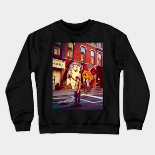 Bleecker St and Bowery, Manhattan, NYC Crewneck Sweatshirt